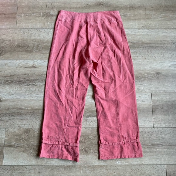 Vintage Tencel pants Linen Lyocell blend crop pant capris - Picture 3 of 14